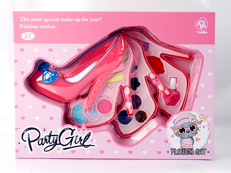 High Heel Shaped 3 Layers Makeup Box