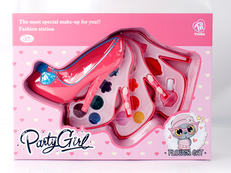 High Heel Shaped 3 Layers Makeup Box