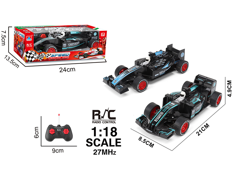 1:18 4-Channel Remote Control Equation Car