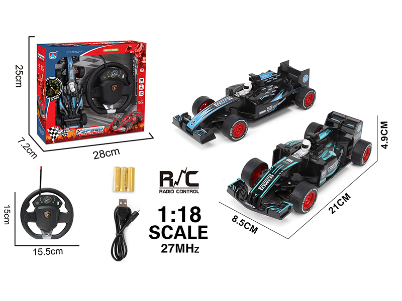 1:18 4-Channel Remote Control Graffiti Equation Car