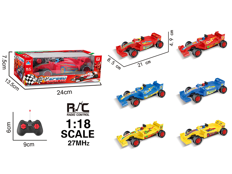 1:18 4-Channel Remote Control Equation Car