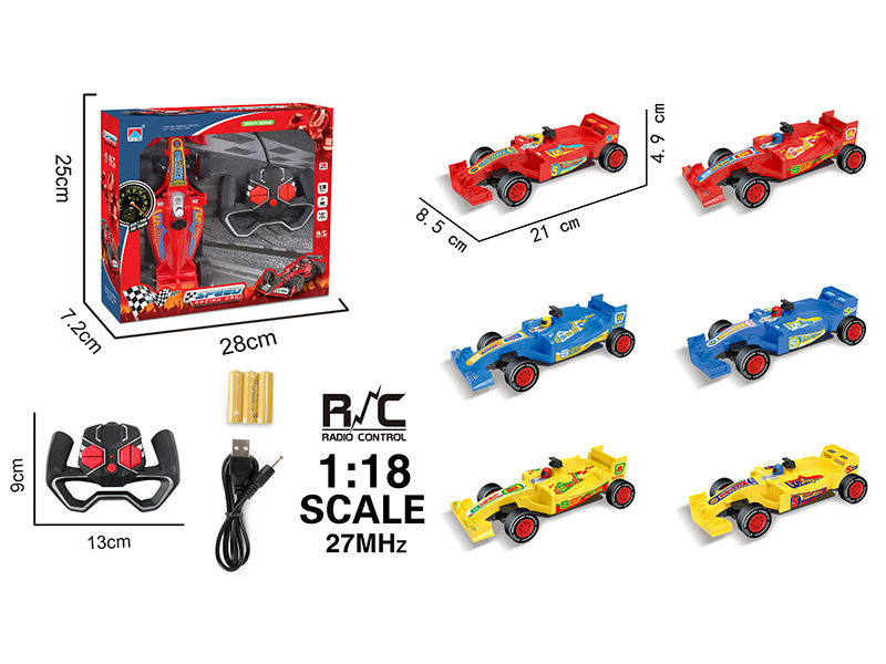 1:18 4-Channel Remote Control Equation Car