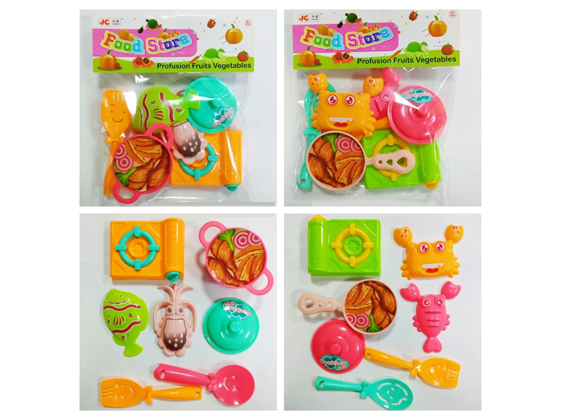 Cartoon Kitchen Toy Set