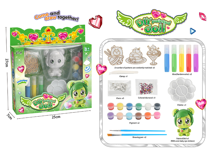 Painted Toy Set