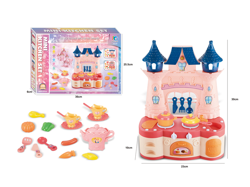 Kitchen Tableware Counter Toy Set