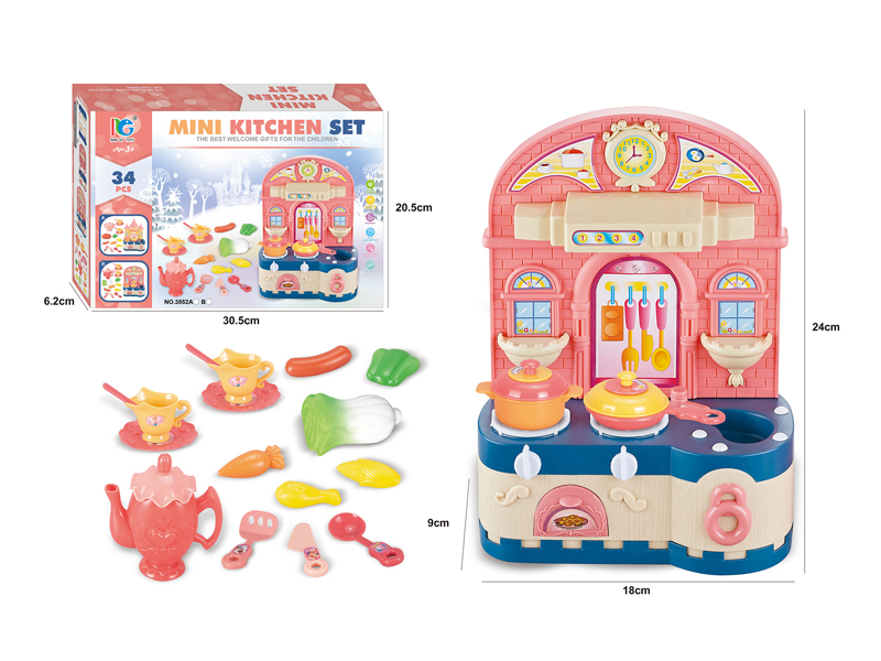 Kitchen Tableware Counter Toy Set