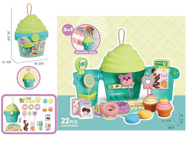 Dessert Shop Theme Ice Cream Shoulder Bag 22pcs