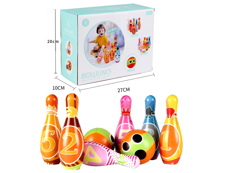 PU Solid Bowling (6 Bottles+1 Ball)