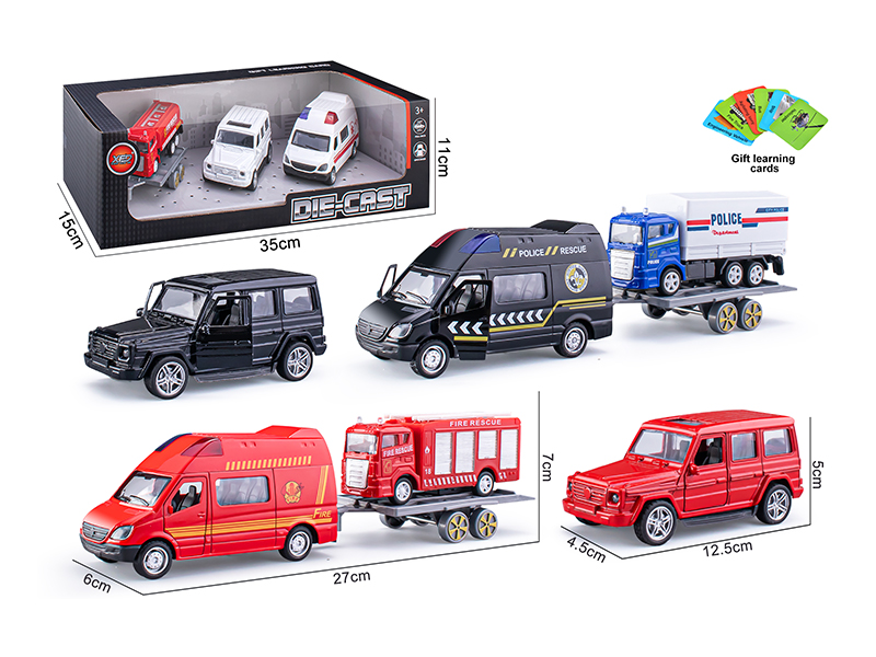 Pull Back Door Opening Alloy Car Model