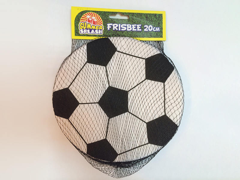 Football Pattern Water Cloth Sponge Frisbee