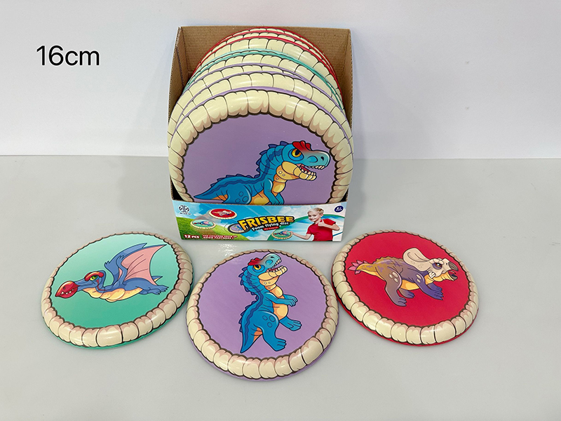 16cm PU Dinosaur Frisbee 12PCS