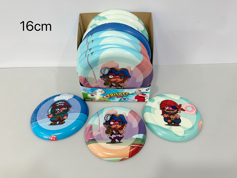 16cm PU Pirate Pattern Frisbee 12PCS
