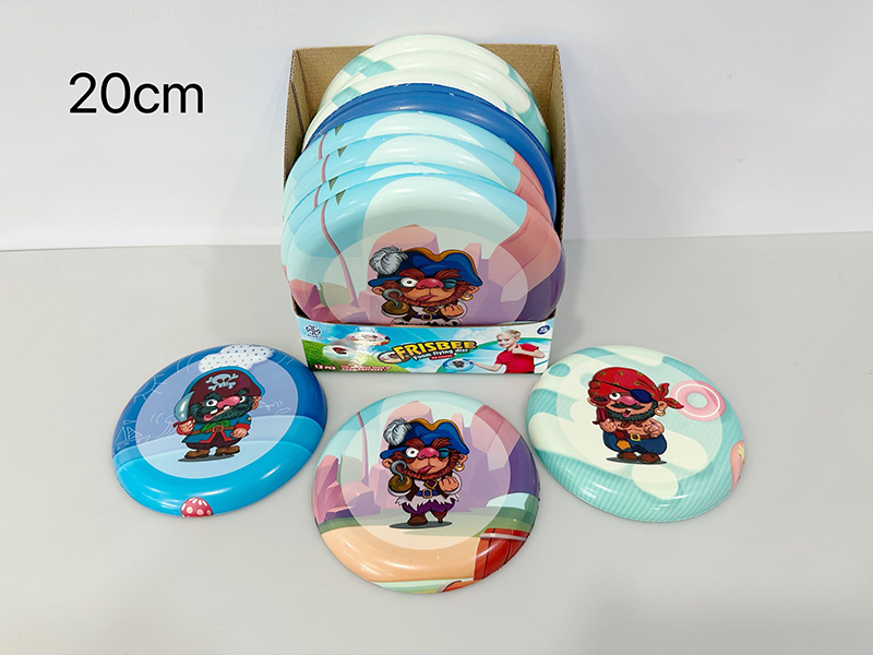20cm PU Pirate Pattern Frisbee 12PCS