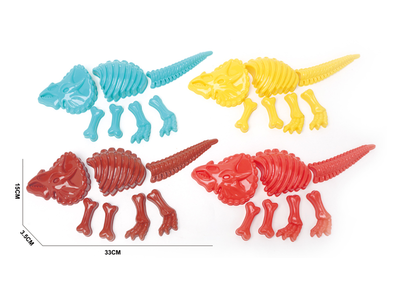 Small Dinosaur Skeleton Sand Mold Toy