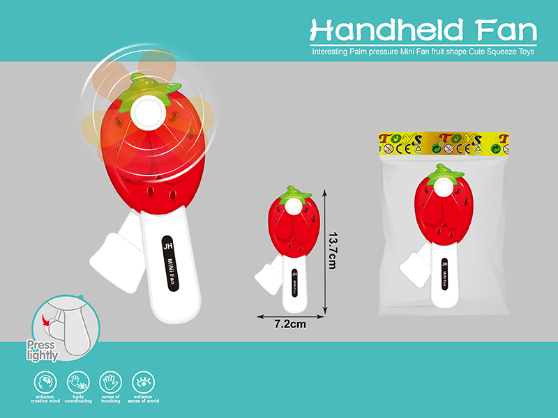 Strawberry Handheld Fan
