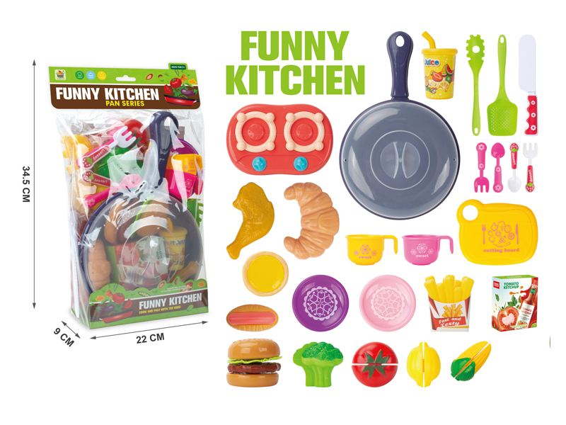 Frying Pan Kitchenware Fast Food Set