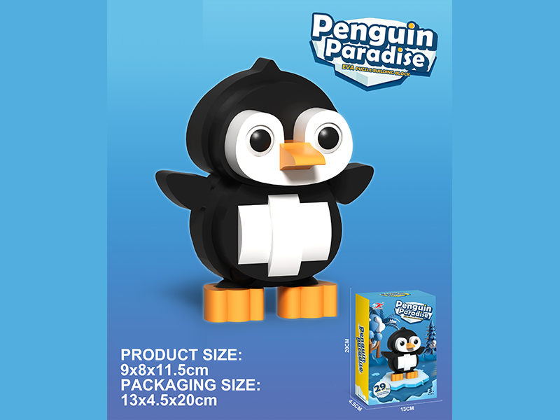 3D Eva Assembly Building Block - Mini Penguin (29Pcs)