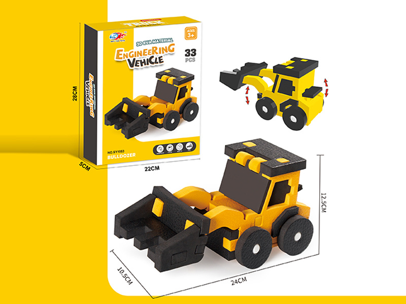 3D Eva Assembly Building Block - Forklift (33Pcs)