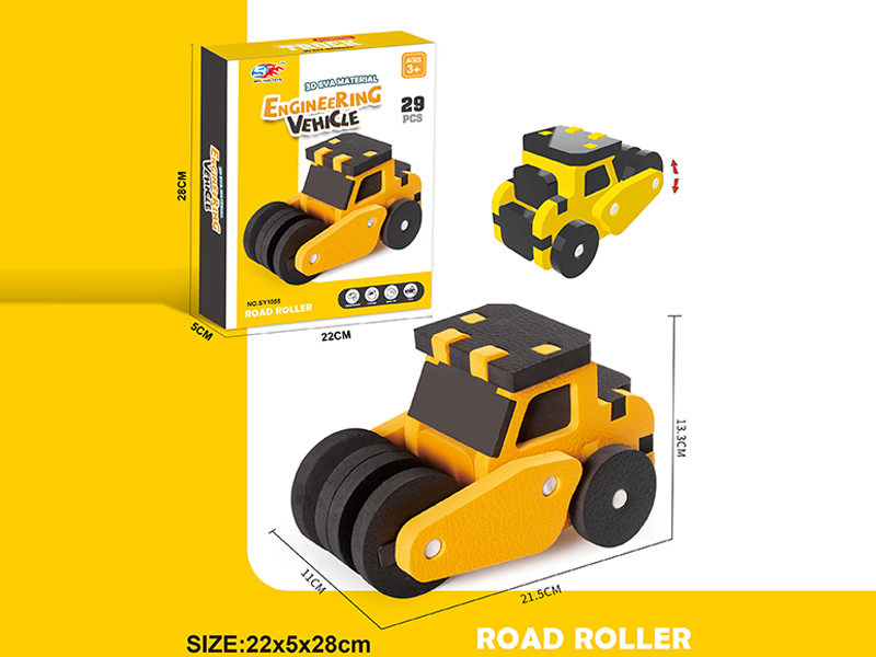 3D Eva Assembly Building Block - Roller (29Pcs)
