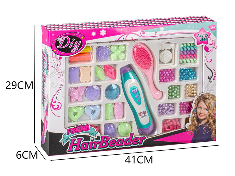 Girls Fashion Beauty Toy DIY Hair Beader