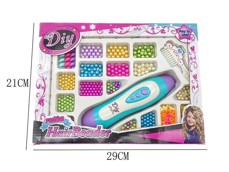 Girls Fashion Beauty Toy DIY Hair Beader