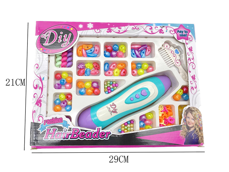 Girls Fashion Beauty Toy DIY Hair Beader