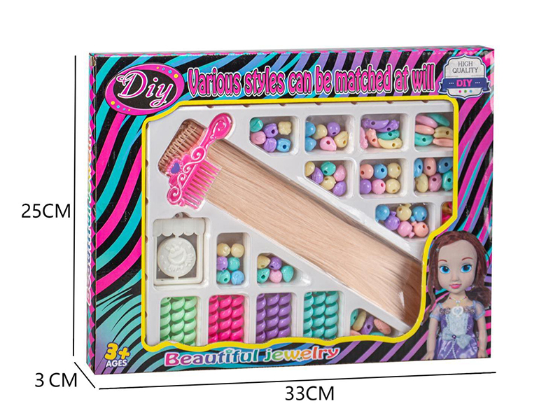Girls Fashion Beauty Toy DIY Hair Beader