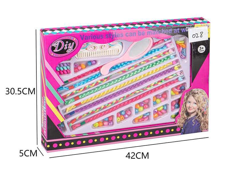 Girls Fashion Beauty Toy DIY Hair Beader