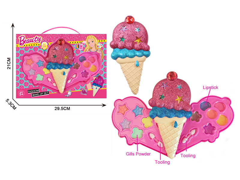 Second-Layer Fashion Doll Ice Cream Cosmetics