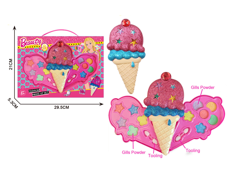 Second-Layer Fashion Doll Ice Cream Cosmetics