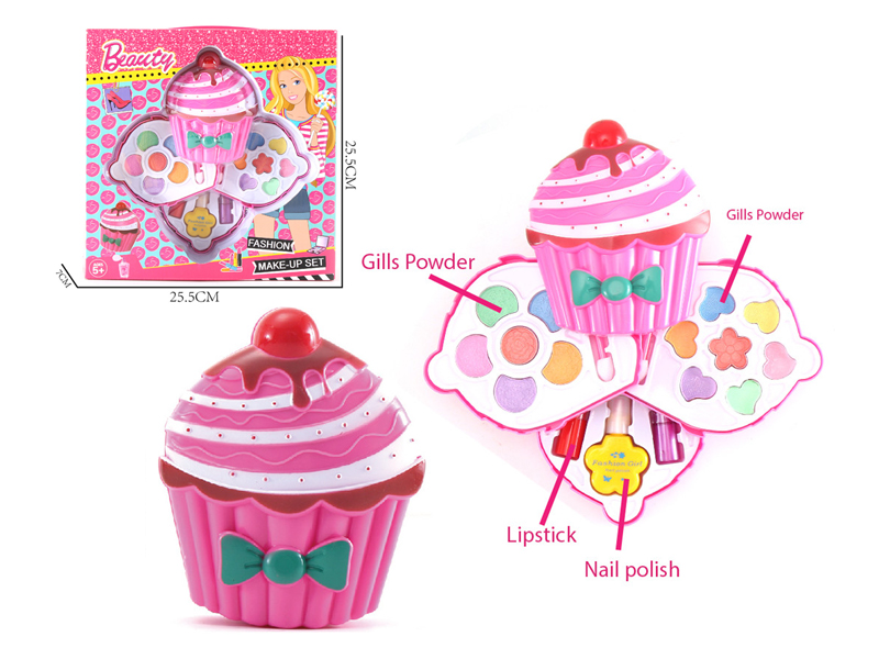 Three Layer Fashion Doll Cake Cosmetics