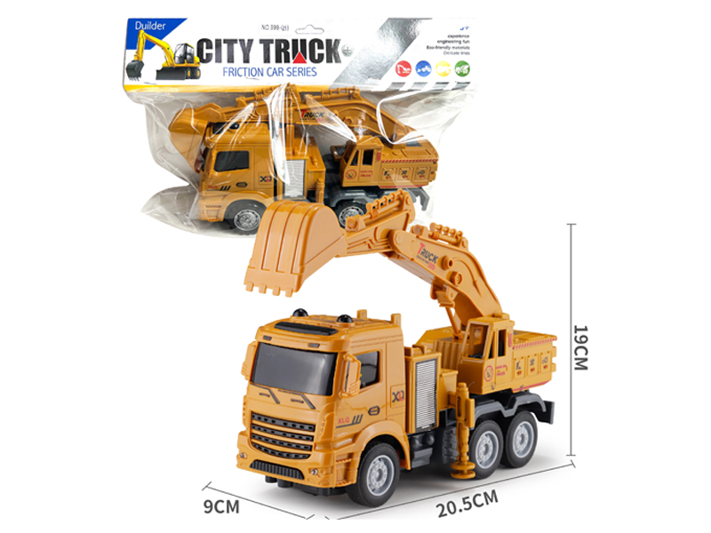 Friction Simulation Engineering Excavator