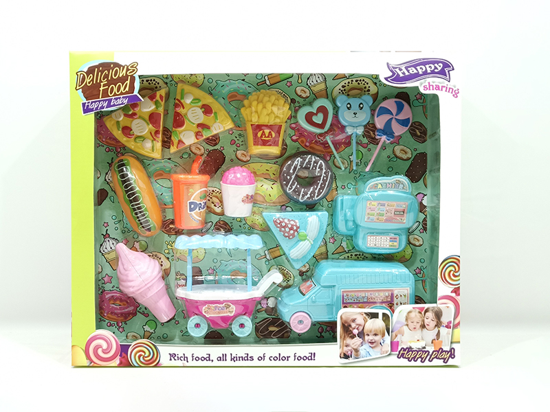 Pizza Cake Ice Cream Truck Toy