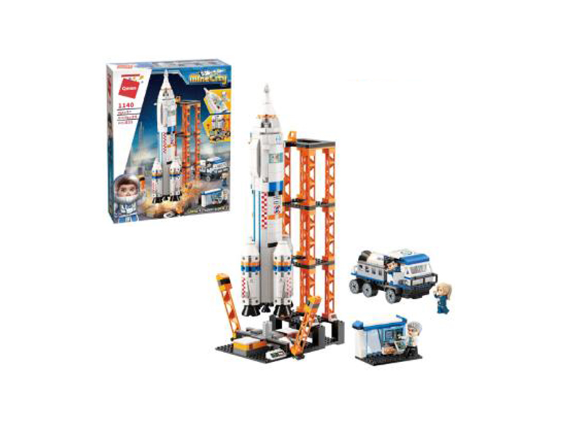 632Pcs My Urban Space Building Block With People