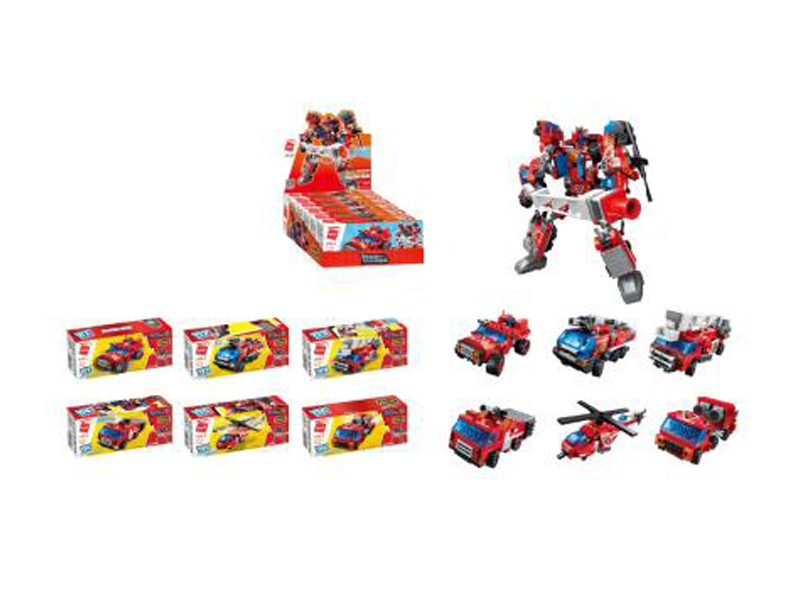 496Pcs Ultra Integrated Transformer - Direct Composite Building Blocks (6 Boxes)