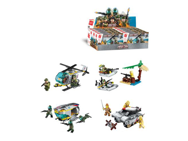 Battlefield Series Building Blocks With Figurines (8 Boxes)