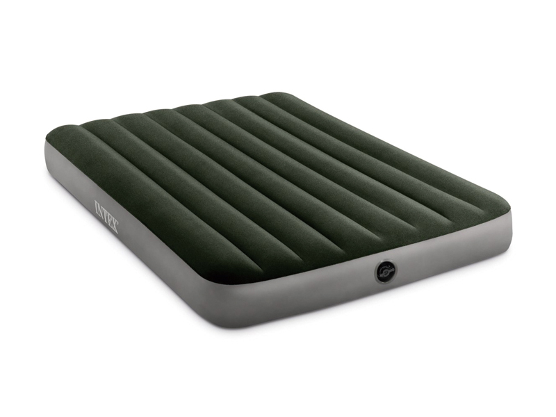 137Cm Green Inflatable Double Flocking Thread Pulled Air Bed