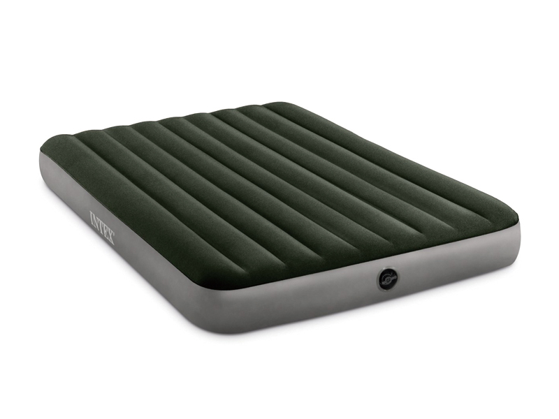 152Cm Green Inflatable Enlarged Double Flocking Thread Pull Air Bed