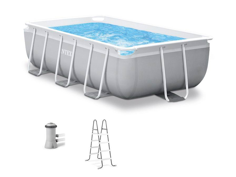 Rectangular Pipe Rack Swimming Pool Set