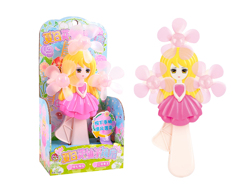 Flower Fairy Fan(Pink)