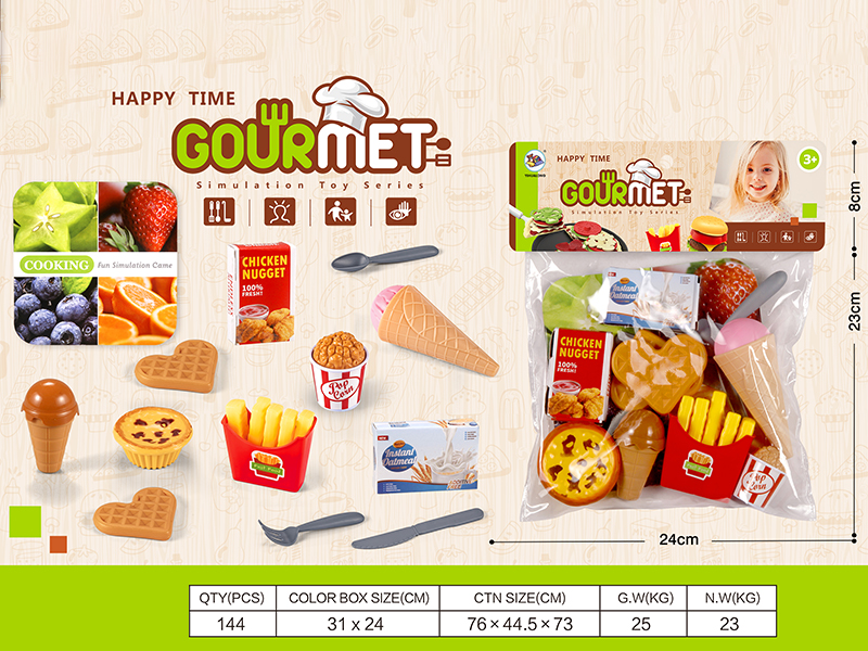 Fast Food Toy Set