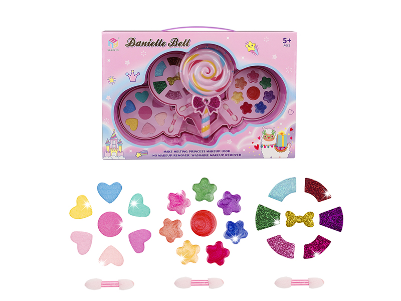 Lollipop Shape Three-Layer Make Up Box