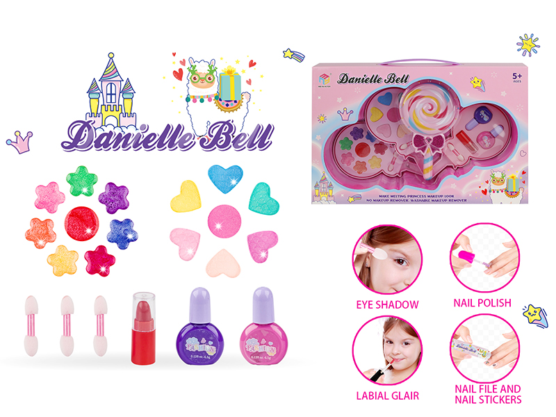Lollipop Shape Three-Layer Make Up Box