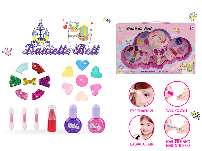Lollipop Shape Three-Layer Make Up Box