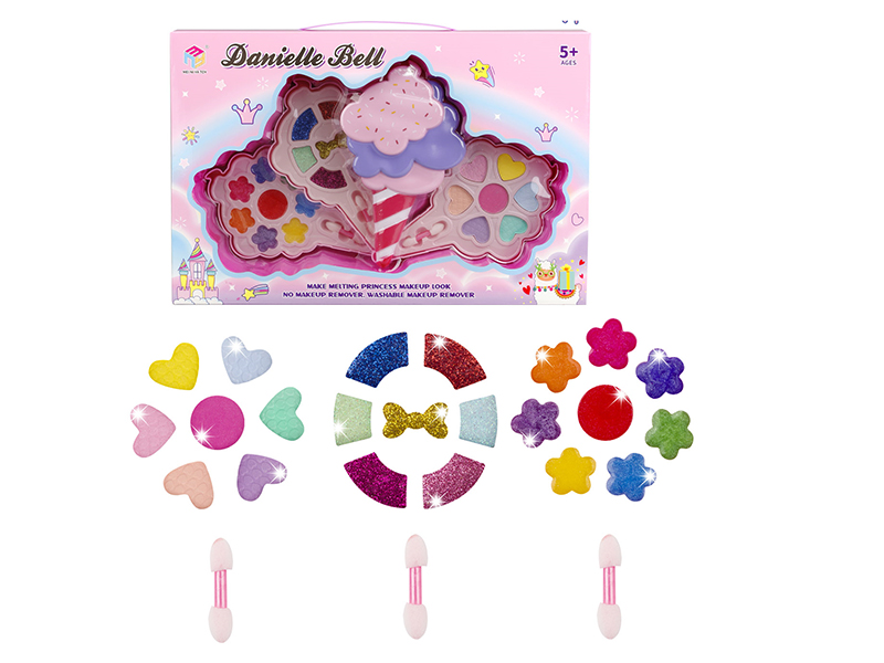 Ice Cream Shape Three-Layer Make Up Box
