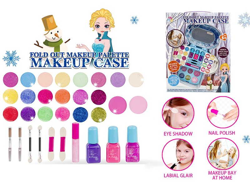 Blue Oval Makeup Box Set