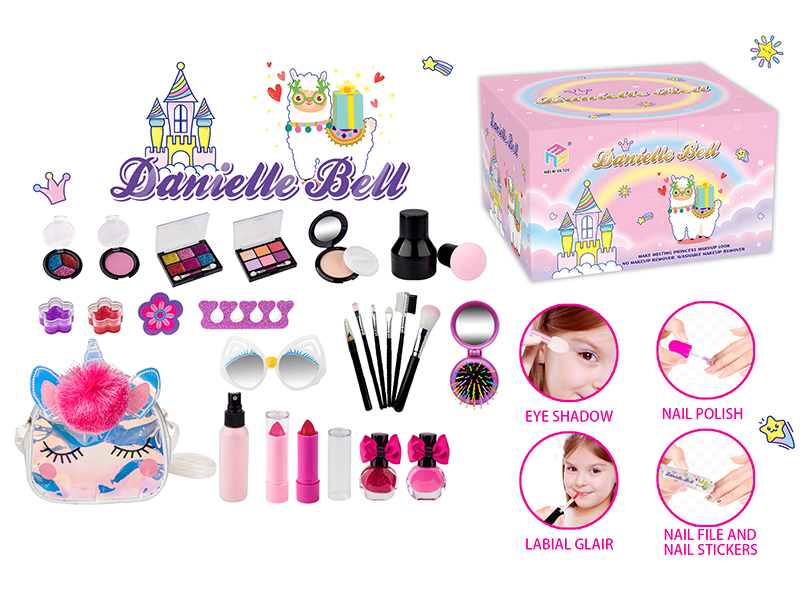 Unicorn Shoulder Bag Make Up Set