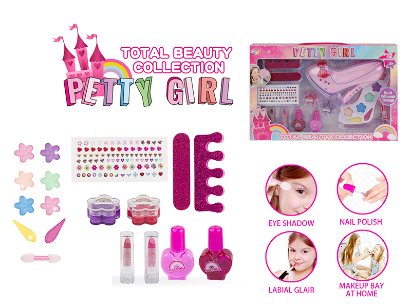 High Heel Make Up Box Cosmetics Set