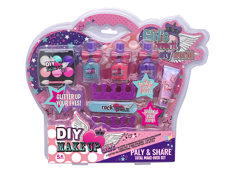Makeup + Nail Art Set