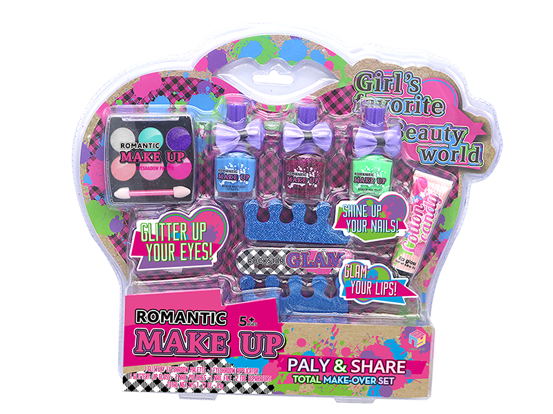 Makeup + Nail Art Set